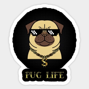 Pug Life Sticker